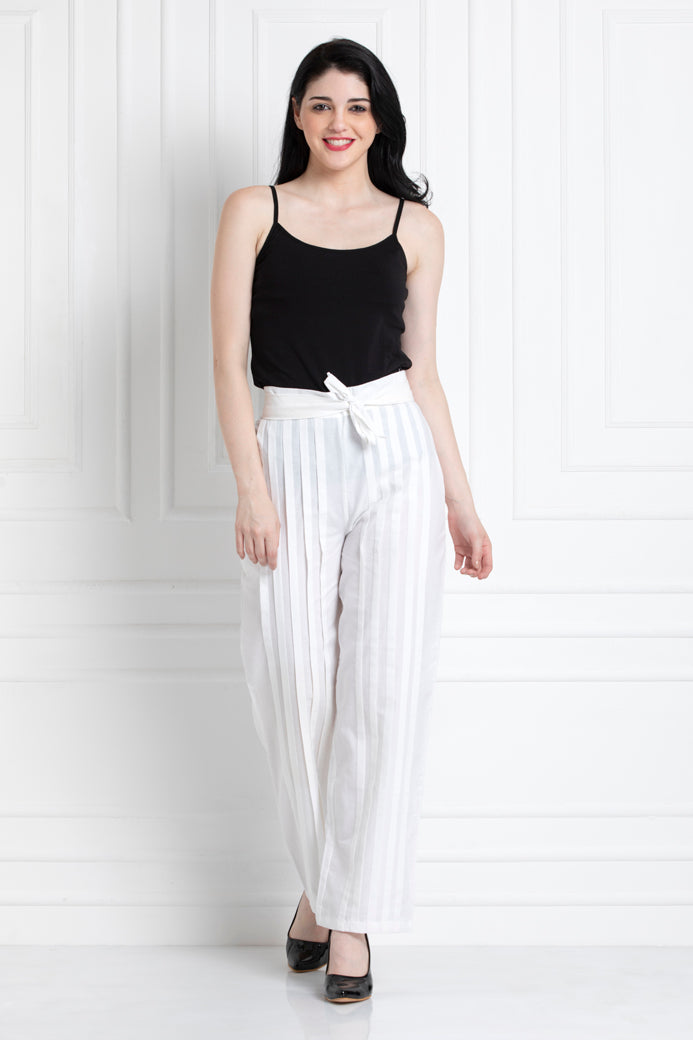 Pintucks Pleate Pants