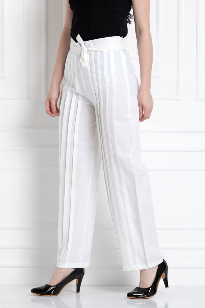 Pintucks Pleate Pants