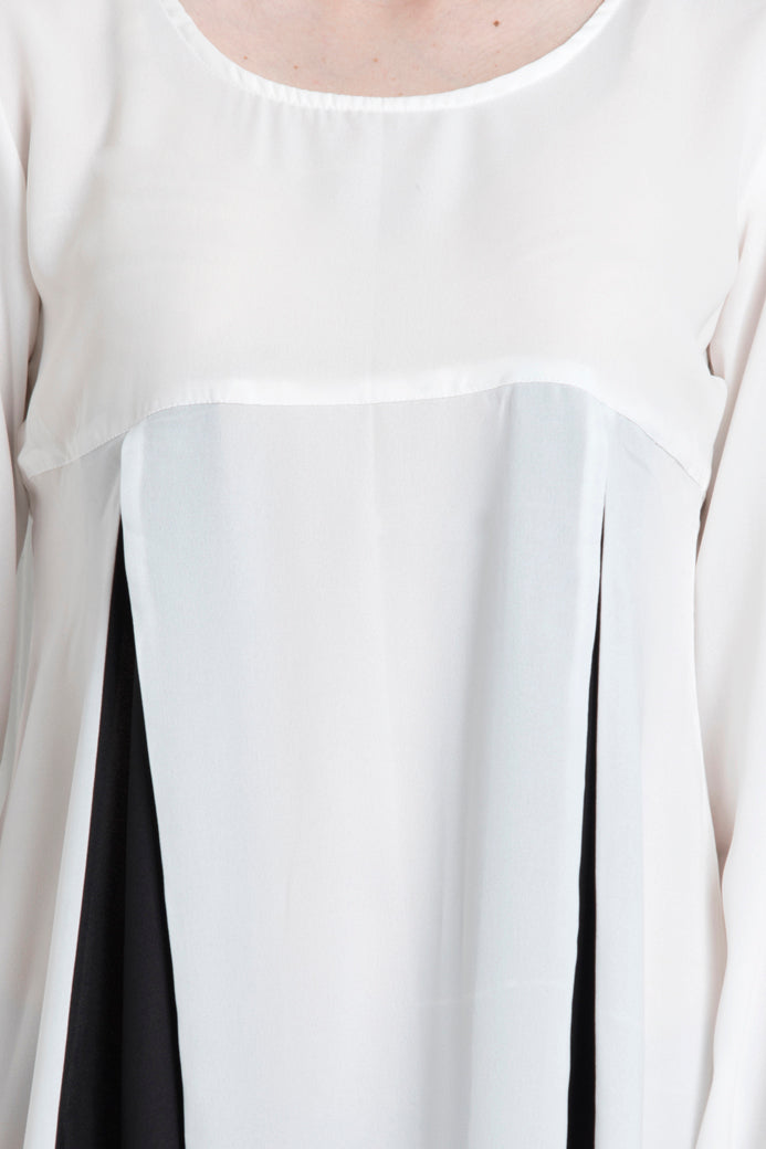 Monochrome Panelled Dress