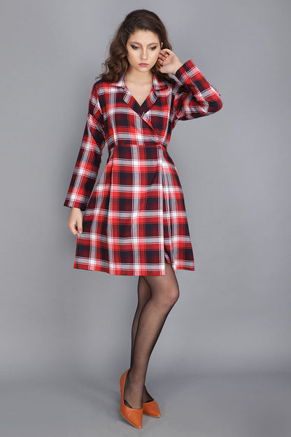 TARTAN COTSWOOL DRESS