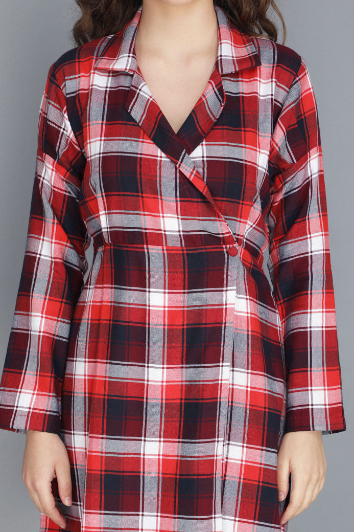 TARTAN COTSWOOL DRESS