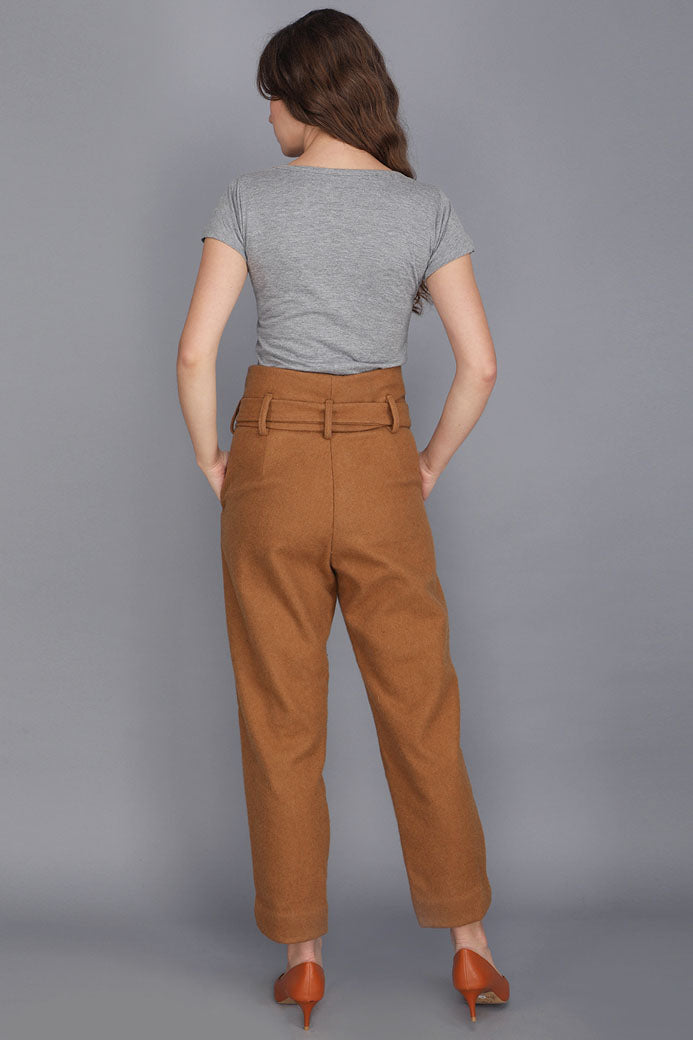 COTTSWOOL PAPER BAG WAIST PANTS