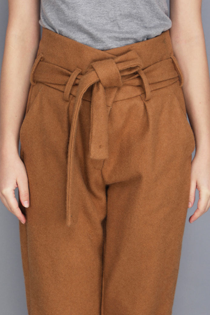 COTTSWOOL PAPER BAG WAIST PANTS