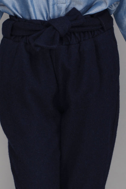 COTTSWOOL PAPER BAG WAIST PANTS