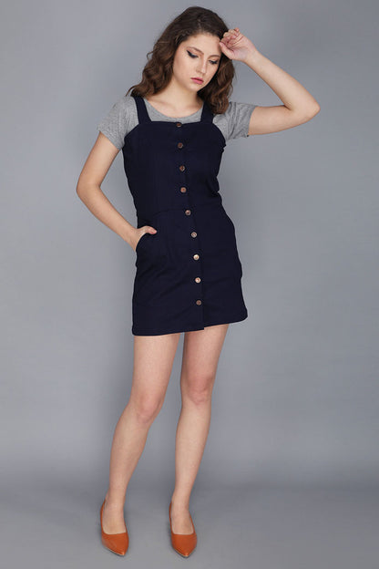 DENIM SHORT DRESS