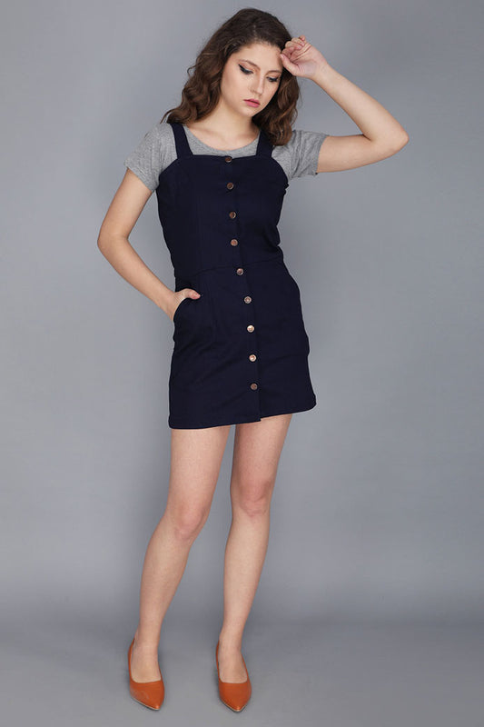 DENIM SHORT DRESS