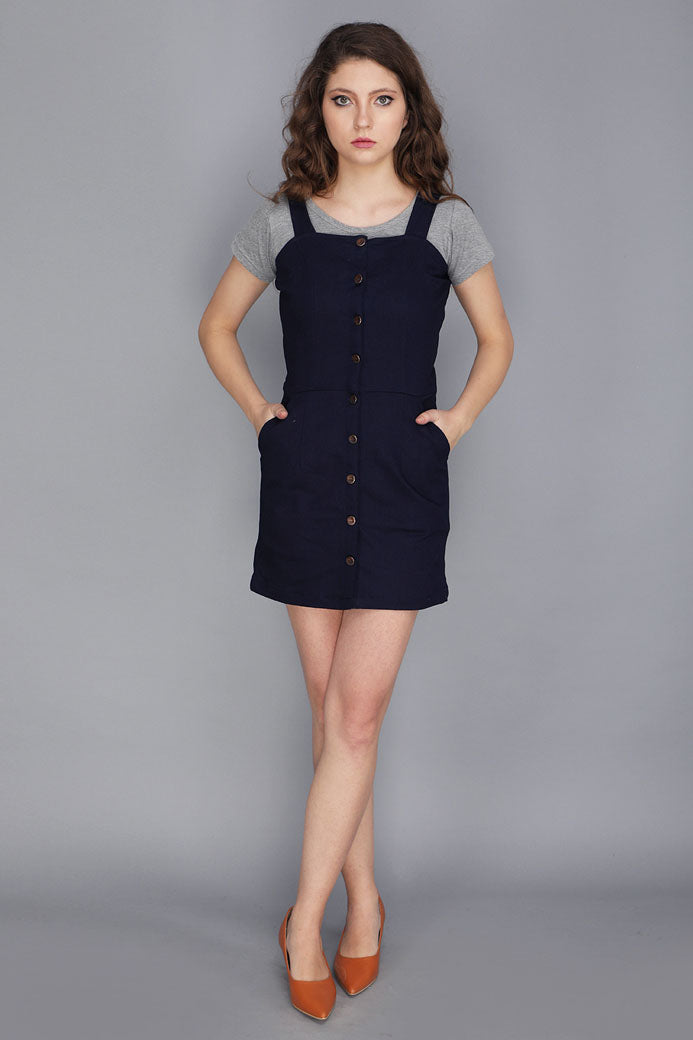 DENIM SHORT DRESS