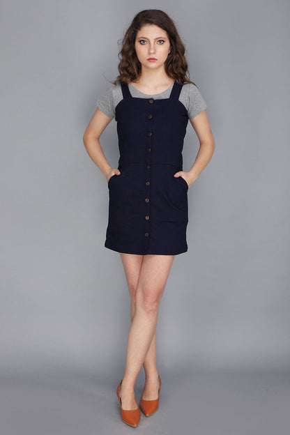 DENIM SHORT DRESS