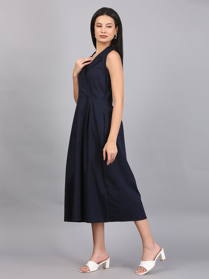 OVERLAP SLEEVLESS DRESS