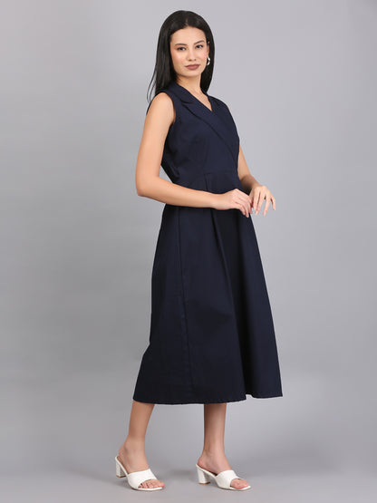 OVERLAP SLEEVLESS DRESS