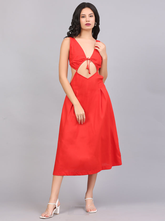 KNOTTED BEACH DRESS