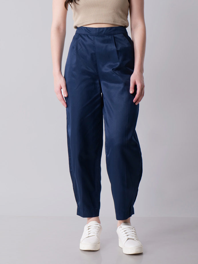 Navy Cigarette Pants