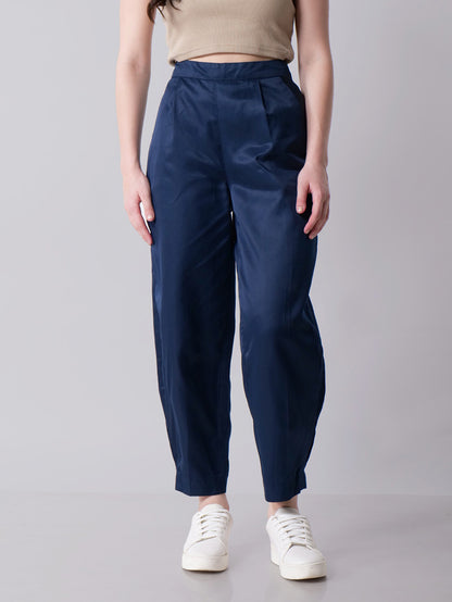 Navy Cigarette Pants
