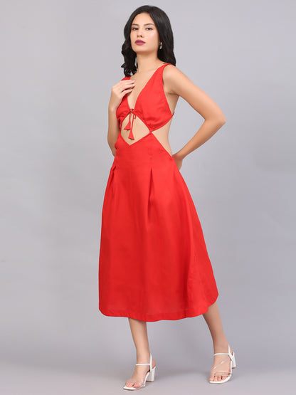 KNOTTED BEACH DRESS