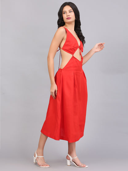 KNOTTED BEACH DRESS