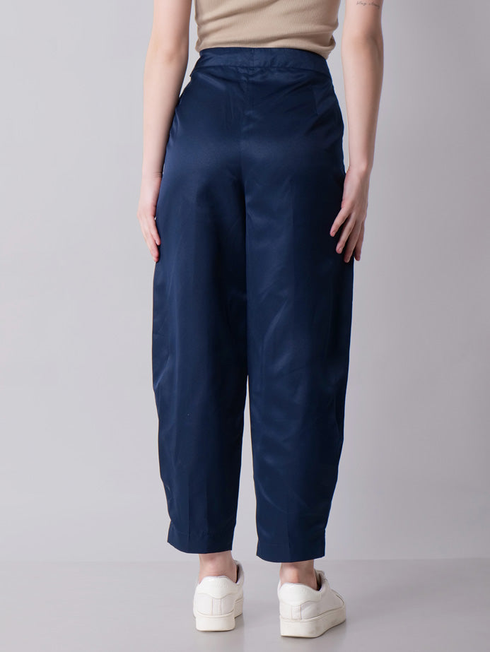 Navy Cigarette Pants