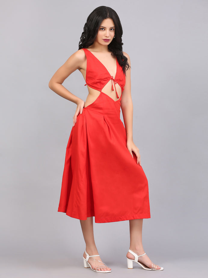 KNOTTED BEACH DRESS