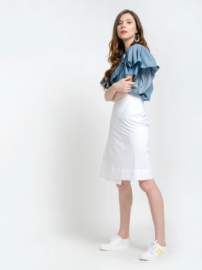 White Pencil Skirt
