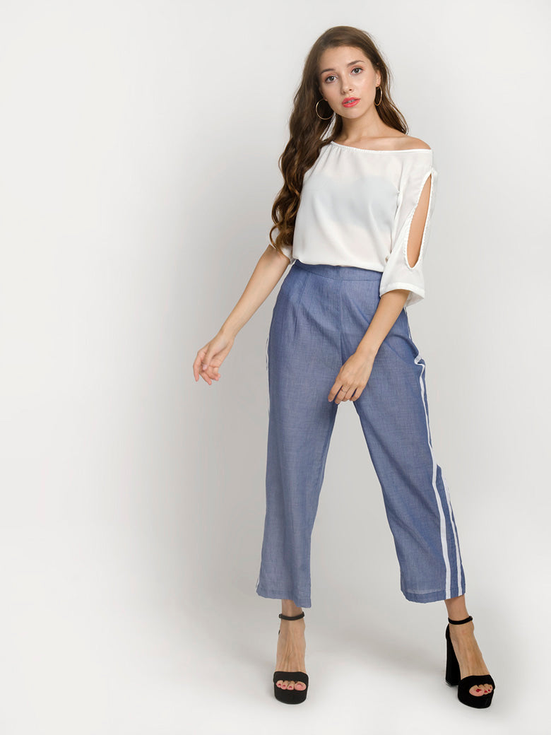 Stripped Palazzo Pant