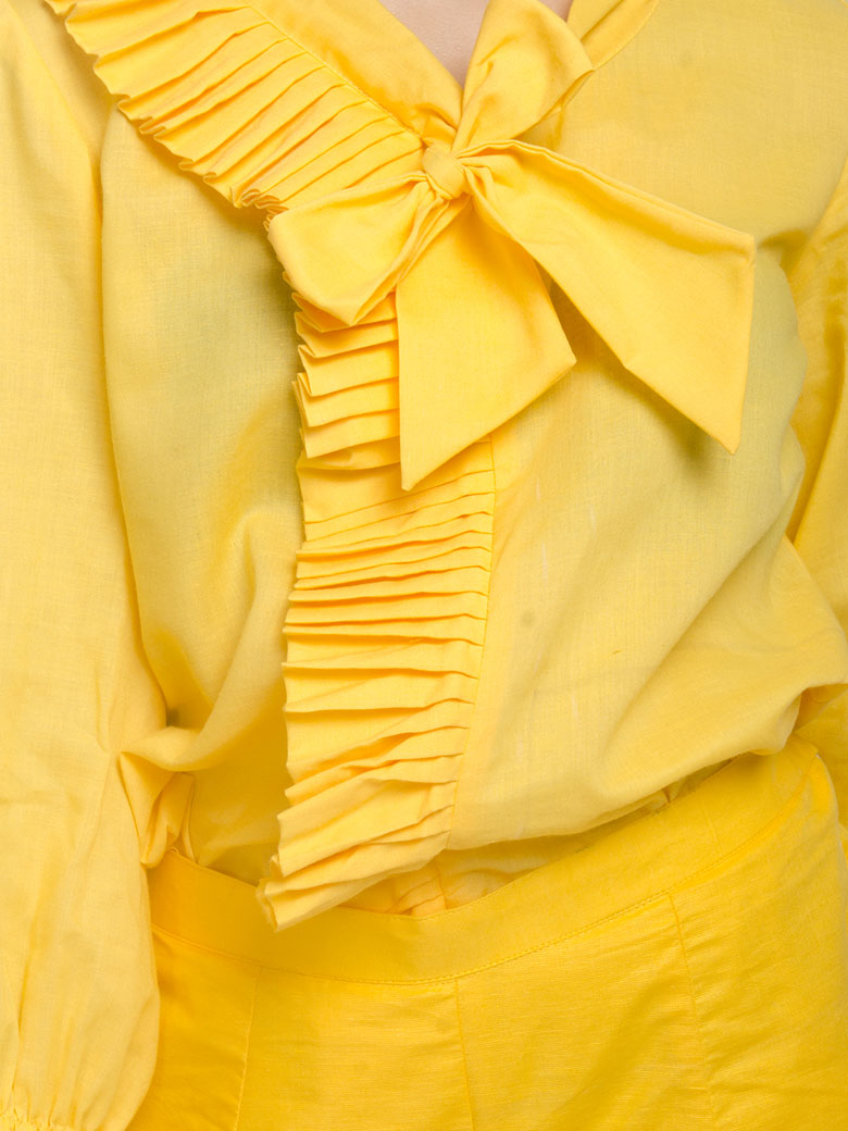 Yellow Full Sleeve Top