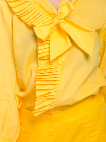 Yellow Full Sleeve Top