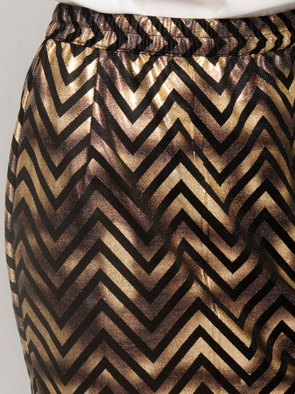 Zigzag Pencil Skirt