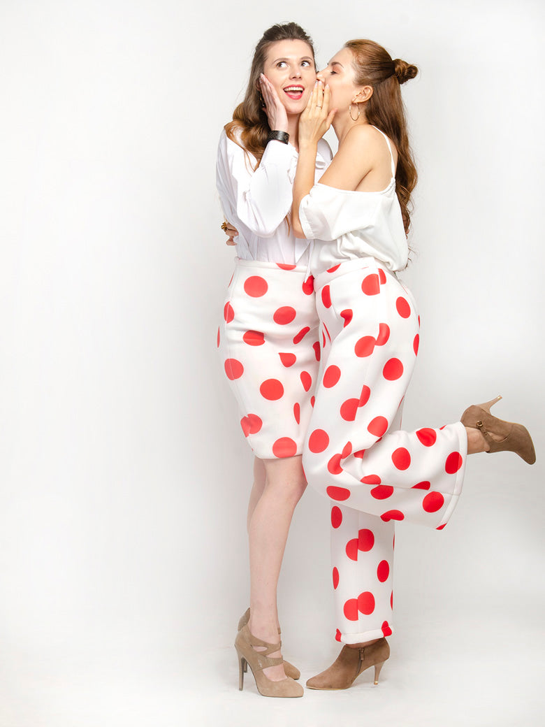 White Pussy-Bow Blouse