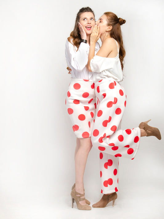 White Pussy-Bow Blouse